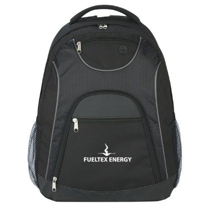 Custom Logo The Ultimate Backpack Black