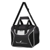 Custom Logo Mesh Accent Kooler Bag Black