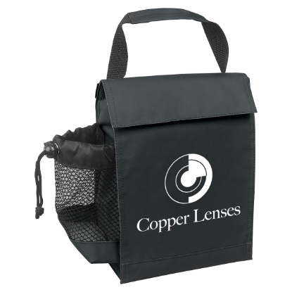 Custom Logo Identification Lunch Bag Black