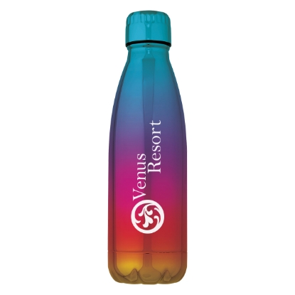 Custom Logo 16 oz Verdi Stainless Steel Swiggy Bottle Rainbow