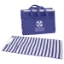 Custom Logo Beach Mat Blue With White
