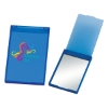Custom Logo Rectangular Mirror Translucent Blue
