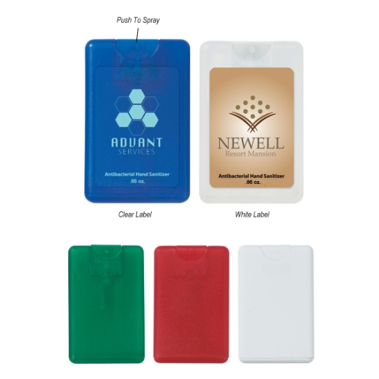 20ml Card Shape Hand Sanitizer