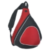 Sling Backpack  Embroidery Red
