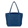 Medium Cotton Canvas Yacht Tote Bag Royal Blue