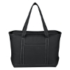 Large Cotton Canvas Yacht Tote Black
