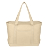 Large Cotton Canvas Yacht Tote Natural