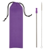 Stainless Steel Straw Kit Purple