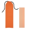 5Pack OnTheGo Straws w Pouch Orange