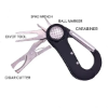Carabiner Golf Tool - black open