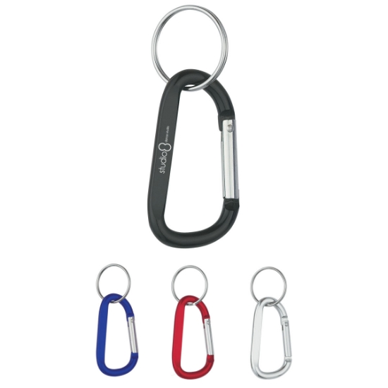 6MM Carabiner with Split Ring