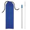 Stainless Steel Straw Kit Blue