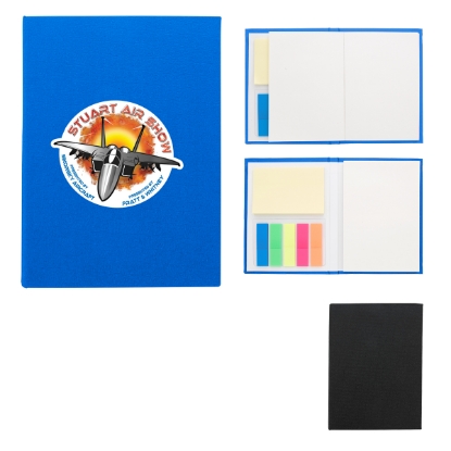 3 1/2" x 5" Jotter With Sticky Notes And Flags