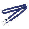 5/8" Double Ended Lanyards Navy Blue