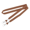 5/8" Double Ended Lanyards Brown