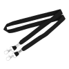 5/8" Double Ended Lanyards Black