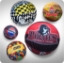4" Fabric Covered Foam Round Balls - Full Color