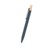 Recycled Aluminum Pens With Bamboo Plunger Slate