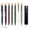 Recycled Aluminum Pens With Bamboo Plunger 