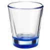 1.75 oz. Clear Glass Shot Glasses Blue