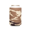 Custom Premium Collapsible Foam Can Insulators - Tan Camo