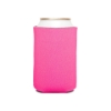 Custom Premium Collapsible Foam Can Insulators - Neon Pink