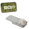 Slider Tin w/Signature Peppermints Silver Full Color