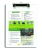 Custom MCQUARY Letter Size Clipboard with Metal Spring Clip - White - Full Color