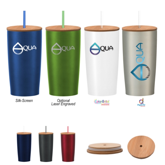 Picture of 20 Oz. Himalayan Tumbler With Bamboo Lid
