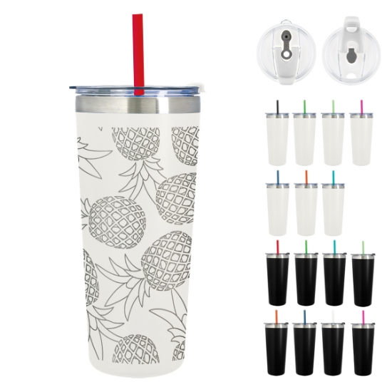 Picture of 24 Oz. Full Laser Colma Basics Tumbler