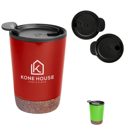 Picture of 10oz. Stainless Steel Zoe Tumbler With Cork Base