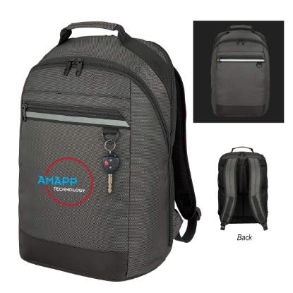 Picture of Emerson Reflective Accent Laptop Backpack