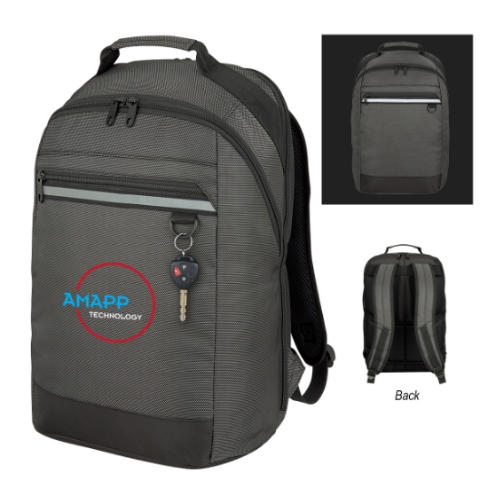 Picture of Emerson Reflective Accent Laptop Backpack