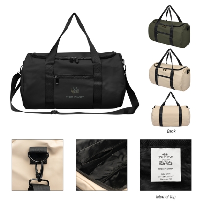 Picture of Hudson Recycled Leatherette Duffel Bag