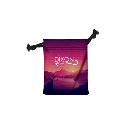 Picture of 5" W X 6" H Canvas Drawstring Bag