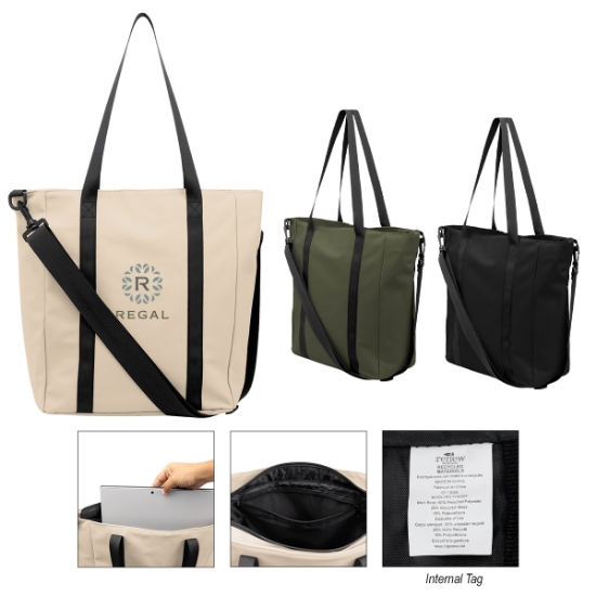 Picture of Hudson Rpet Leatherette Computer Tote Bag