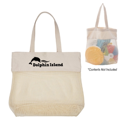 Picture of Carlisle Cotton Mesh Tote Bag