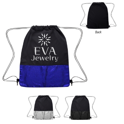 Picture of Flip Sequin Drawstring Bag