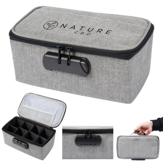 Picture of Heathered Stash Bag With Lock
