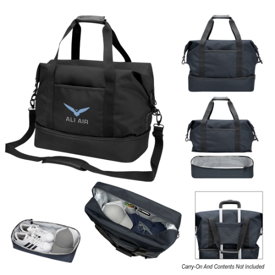 Picture of Cutter & Buck® Travel Collection Drop Bottom Weekender