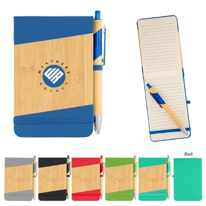 Picture of Bamboo Look Jotter & Pen