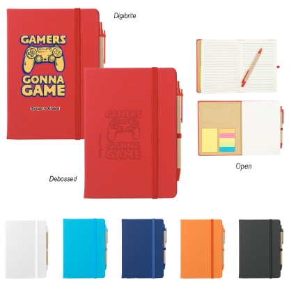 Picture of Journal Notebook With Sticky Notes & Flags
