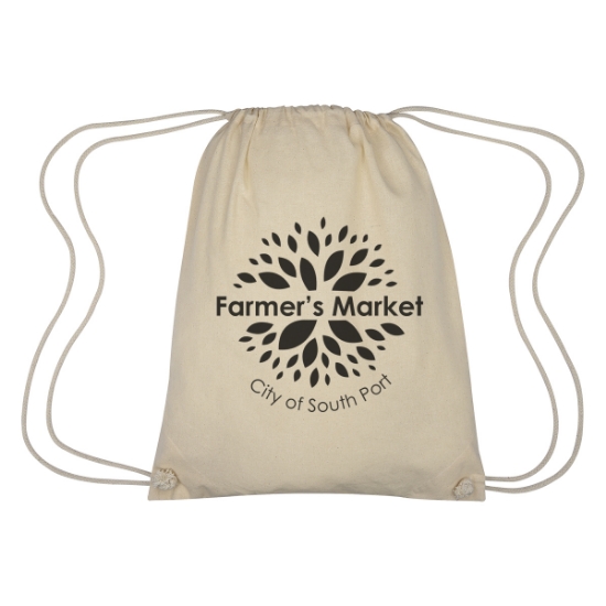 Picture of Cooper Cotton Drawstring Bag