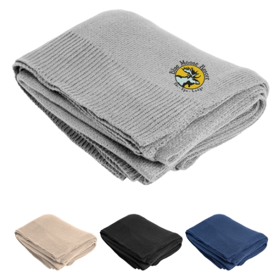 Picture of Sinclair Soft Knit Throw Blanket