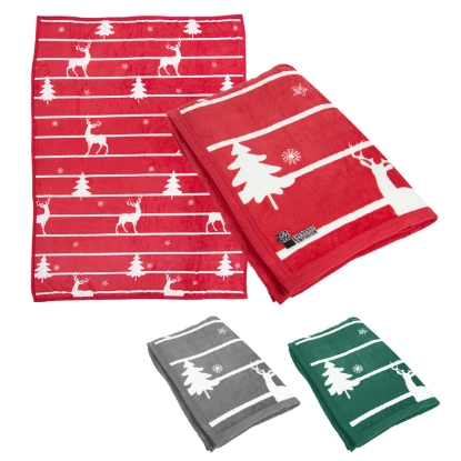 Picture of Winter's Nap Holiday Throw Blanket