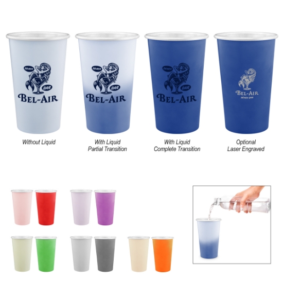Picture of 15 Oz. Color Changing Recycled Aluminum Cup