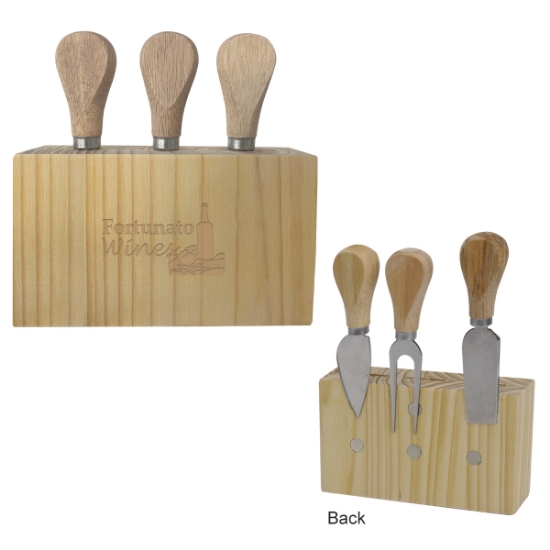 Picture of 3-piece Cheese Cutlery Set
