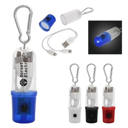 Picture of 3-in-1 Charging Cable With Flashlight Case