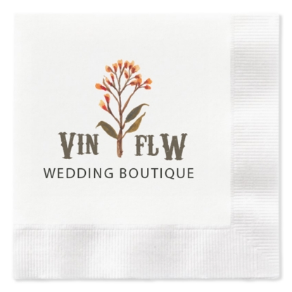 Picture of Full Color 3 Ply Premium Coined Beverage Napkins