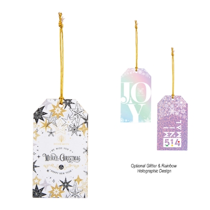 Picture of Wood Ornament - Gift Tag